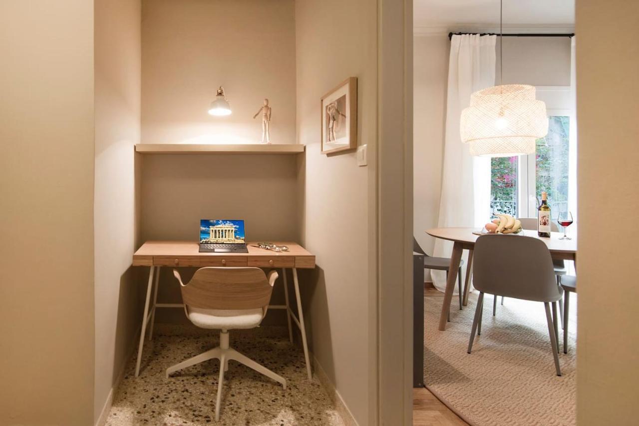 Brand New Modern Apartment With Satellite Tv Aten Exteriör bild
